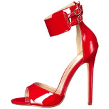 Rood Lak 13 cm SEXY-19 Hoge Avond Sandalen met Hak