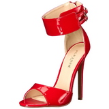 Rood Lak 13 cm SEXY-19 Hoge Avond Sandalen met Hak