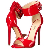 Rood Lak 13 cm SEXY-19 Hoge Avond Sandalen met Hak