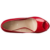 Rood Lak 13 cm SEXY-42 Klassieke Pumps met Hakken