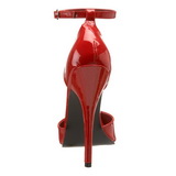 Rood Lak 15 cm DOMINA-402 Dames pumps met lage hak