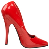 Rood Lak 15 cm DOMINA-420 Hoge Hakken Pumps voor Heren