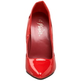 Rood Lak 15 cm DOMINA-420 Hoge Hakken Pumps voor Heren