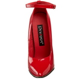 Rood Lak 15 cm SCREAM-12 Dames Pumps met Stiletto Hak