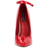 Rood Lak 16 cm DAGGER-12 Dames Pumps met Stiletto Hak