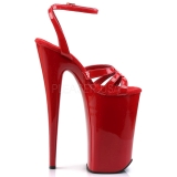 Rood Lak 25,5 cm Pleaser BEYOND-012 Hoge Hakken Plateau