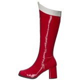 Rood Lak 7,5 cm Funtasma GOGO-306 Dames Laarzen