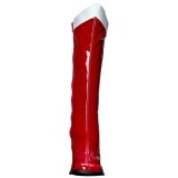 Rood Lak 7,5 cm Funtasma GOGO-306 Dames Laarzen