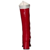 Rood Lak 7,5 cm Funtasma GOGO-306 Dames Laarzen