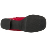 Rood Lak 7,5 cm Funtasma GOGO-306 Dames Laarzen