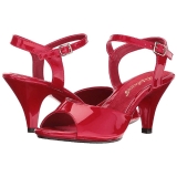 Rood Lak 8 cm BELLE-309 Dames Sandalen met Hak