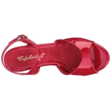 Rood Lak 8 cm BELLE-309 Dames Sandalen met Hak