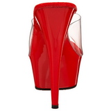 Rood Transparant 15,5 cm DELIGHT-601 Plateau Hoge Mules