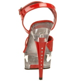 Rood Transparant 15 cm CAPTIVA-609 Plateau Hoge Hakken