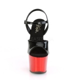 Rood chroom plateau 18 cm SKY-309 pleaser hoge hakken