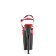 Rood plateau 20 cm FLAMINGO-809-2 pleaser hoge hakken