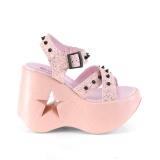 Rose 13 cm DemoniaCult DYNAMITE-02 lolita sandals wedge sandals