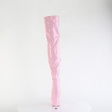 Rose 15 cm DELIGHT-3000HWR Hologram exotic pole dance overknee boots