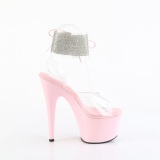 Rose 18 cm ADORE-791-2RS pleaser high heels with strass ankle cuff