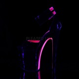 Rose 20 cm XTREME-875TT Neon platform high heels shoes