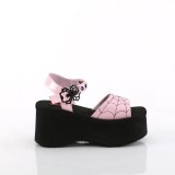 Rose 6,5 cm DemoniaCult FUNN-10 lolita emo platform sandals