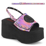 Rose 9 cm DemoniaCult FUNN-32 lolita emo platform sandals