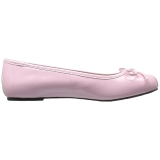 Rose Patent ANNA-01 big size ballerinas shoes