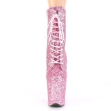 Rose glitter 20 cm FLAMINGO-1020GWR Exotic pole dance ankle boots