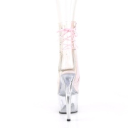 Rose transparent 18 cm ADORE-1018C-2 Exotic stripper ankle boots