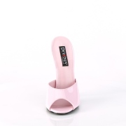 Roze 15 cm DOMINA-101 hoge hakken mules voor mannen