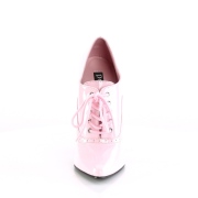 Roze 15 cm DOMINA-460 hoge hakken oxford schoenen mannen