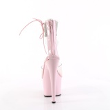 Roze 18 cm ADORE-724RS pleaser hoge hakken met strass enkel manchet