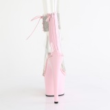 Roze 18 cm ADORE-727RS pleaser hoge hakken met strass enkel manchet