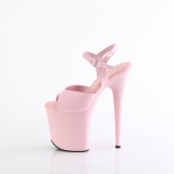 Roze 20 cm FLAMINGO-809 pleaser hoge hakken