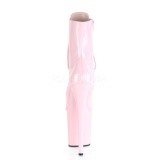 Roze Gelakt 20 cm FLAMINGO-1020 Plateau Enkellaarzen
