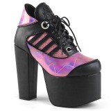 Roze Hologram 14 cm TORMENT-216 lolita enkellaarzen plateau