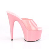 Roze Jelly-Like 18 cm ADORE-701N transparante hakken - pole dance mules