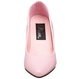 Roze Lak 10 cm VANITY-420 pleaser pumps met puntneus