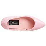 Roze Lak 10 cm VANITY-420 pleaser pumps met puntneus