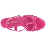 Roze Lak 12 cm FLAIR-420 Dames Sandalen met Hak