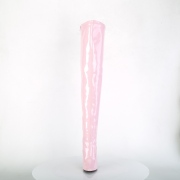 Roze Lak 13 cm SEDUCE-3000 overknee laarzen met hakken