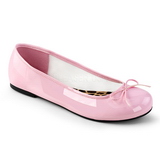 Roze Lakleer ANNA-01 grote maten ballerina´s schoenen
