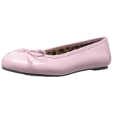 Roze Lakleer ANNA-01 grote maten ballerina´s schoenen