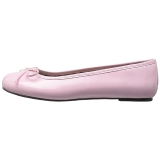 Roze Lakleer ANNA-01 grote maten ballerina´s schoenen