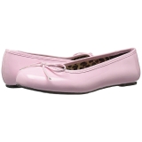 Roze Lakleer ANNA-01 grote maten ballerina´s schoenen