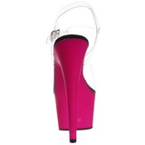 Roze Neon 18 cm ADORE-708UV Hoge Hakken Plateau