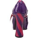 Roze Paarse 13 cm KITTY-32 damesschoenen met hoge hak