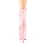 Roze glitter 18 cm ADORE-1020GDLG pole dance enkellaarzen met hoge hakken