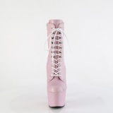 Roze glitter 18 cm ADORE dames high heels boots plateau