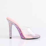 Roze mules 11,5 cm GALA-01DMM strass mules met naaldhak